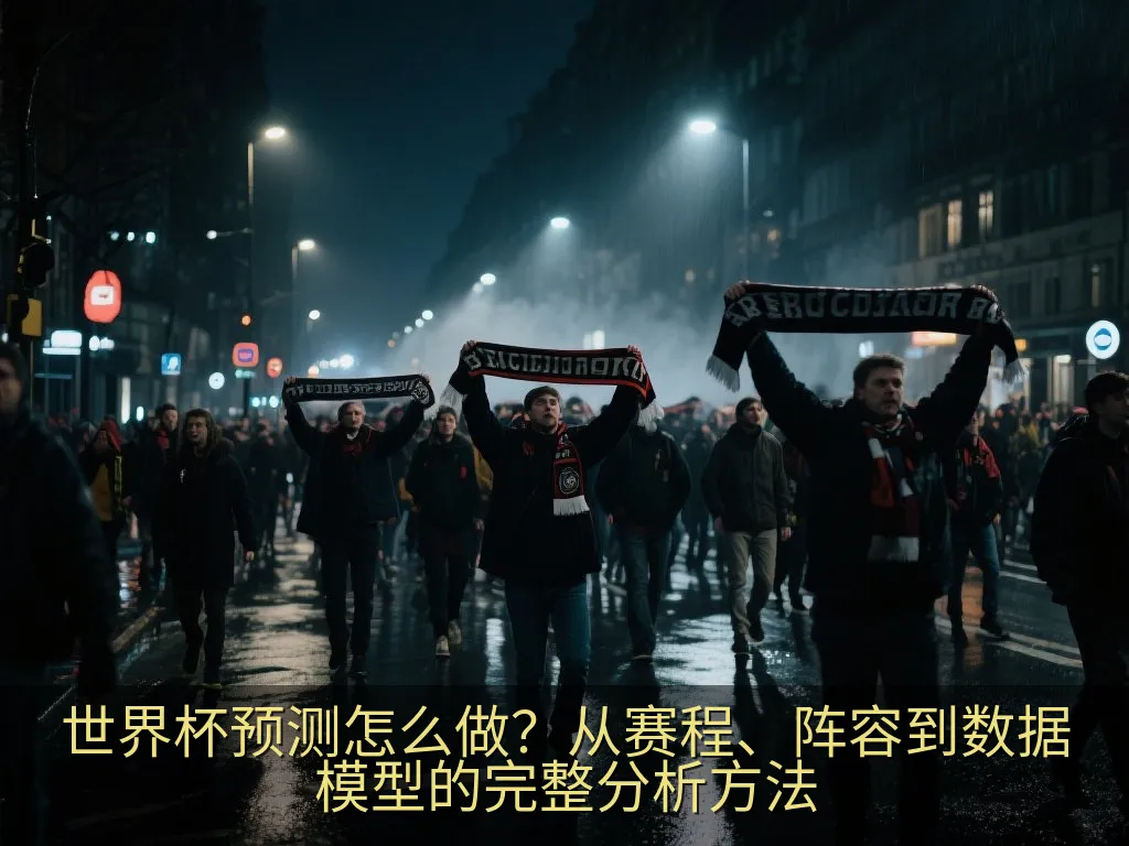 世界杯主题数据分析配图,展示赛程表、球队对阵图与统计图表